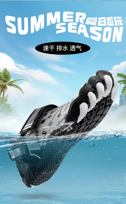 Wasserschuhe Strandschuhe für Kinder Schnelltrocknend Atmungsaktive Barfuß-Schwimmwasserschuhe Outdoor-Sneaker Flusshausschuhe Wasser s