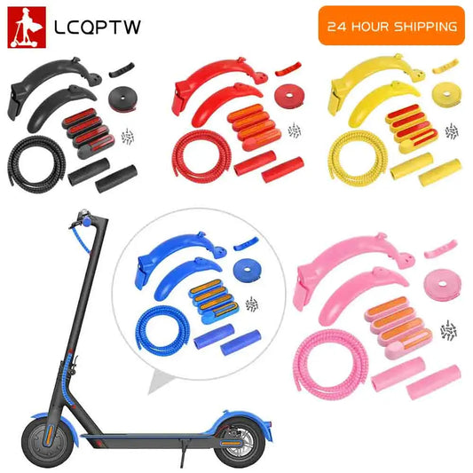 Fender Line Tube Anti-Kollisionsstreifen Lenkergriff-Set für Xiaomi M365 1S Pro 2 Elektroroller Farbiger Kotflügel