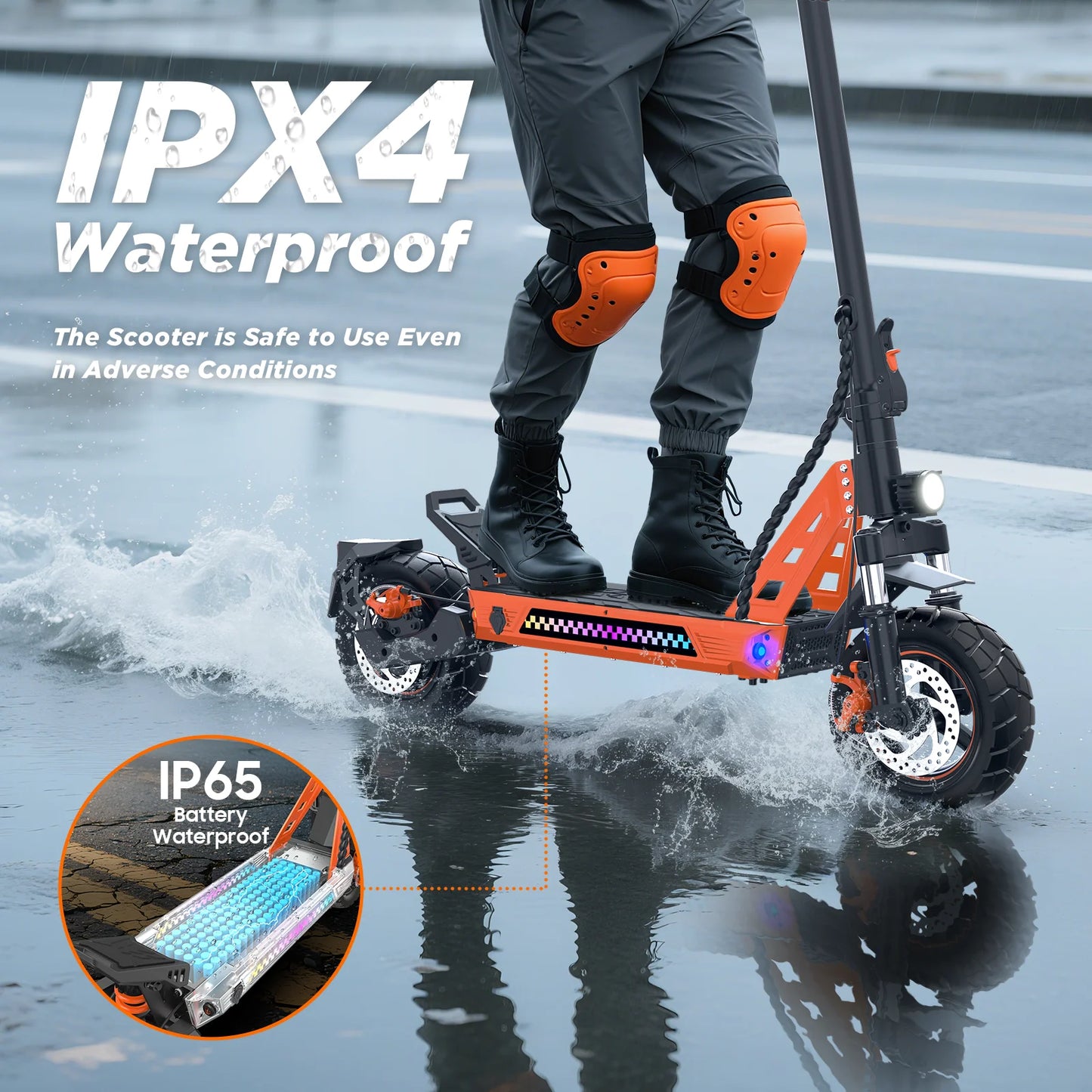 TOFUN TF3 Elektroroller 1000W Motor 48V13Ah Batterie Erwachsene Sport Road Mountain E-Scooter 10 Zoll Reifen Schnee Faltbarer EScooter