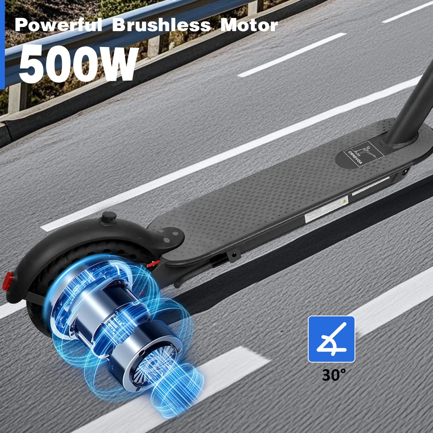 ES80/M365 X1 Elektroroller 36V 10,5Ah 500W Motor 35KM große Reichweite 31KM/H 8,5 Zoll Vollreifen faltbar Smart APP EScooter