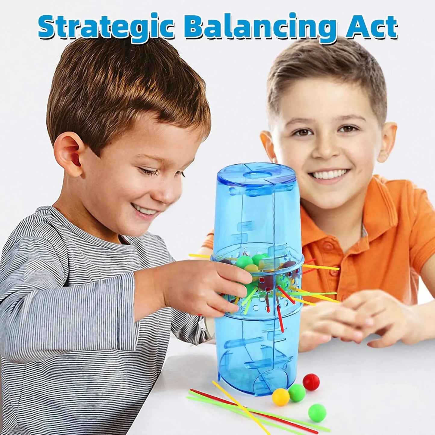 Lassen Sie den Ball nicht fallen, bestes Brettspiel für Familie, Party, Puzzlespielzeug, 2–4 Spieler, Hand-Auge-Koordination, Feinmotor, Denken