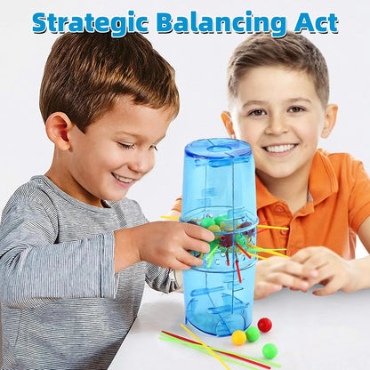 Lassen Sie den Ball nicht fallen, bestes Brettspiel für Familie, Party, Puzzlespielzeug, 2–4 Spieler, Hand-Auge-Koordination, Feinmotor, Denken