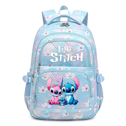 Lilo Stitch Wasserdichter Rucksack mit großem Fassungsvermögen für Damen und Mädchen, Tagesrucksack, leichte Schultasche, lässiger Reiserucksack