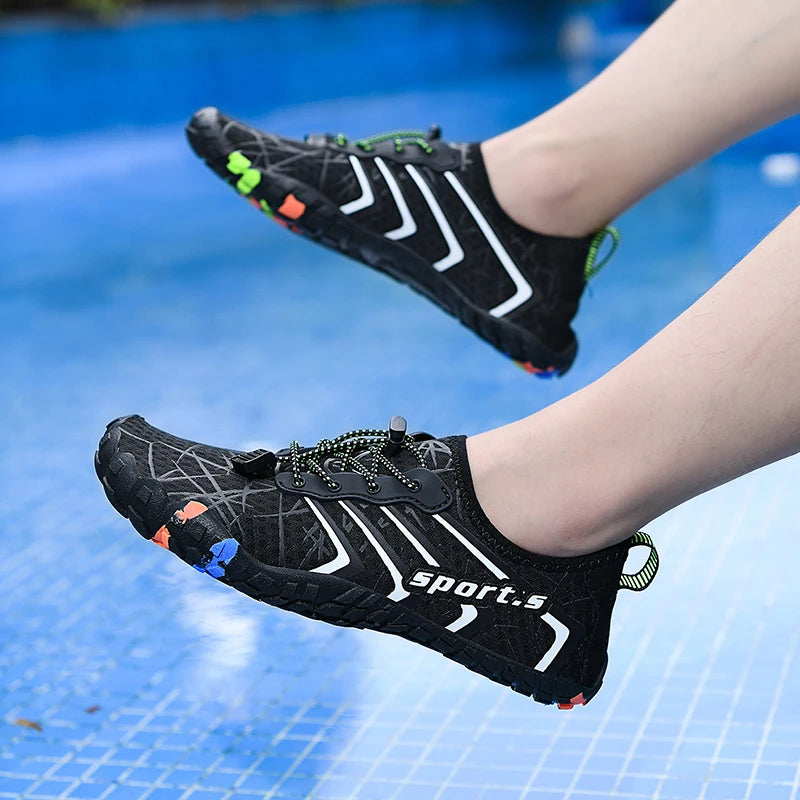 Sommer Unisex Schwimmen Sport Wasser Schuhe für Männer Im Freien Schnell trocknend Atmungs Strand Schuhe Frauen Waten Schuhe Große