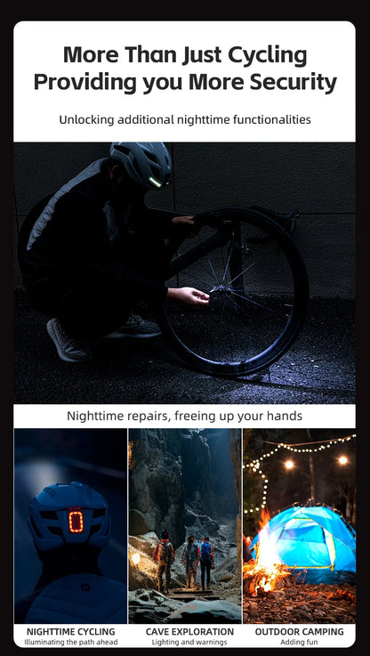 ROCKBROS Fahrrad Licht Helm Typ-C Lade Fahrradhelm Wiederaufladbare Einstellbare MTB Sicher Mountain Road Scooter Helm