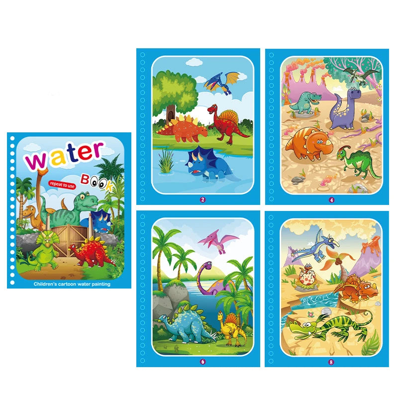 NEUE Kinder Magische Wasser Zeichnung Bücher Malbücher Malerei Spielzeug für Kinder Geburtstag Weihnachten Neujahr Geschenk für Jungen und Mädchen