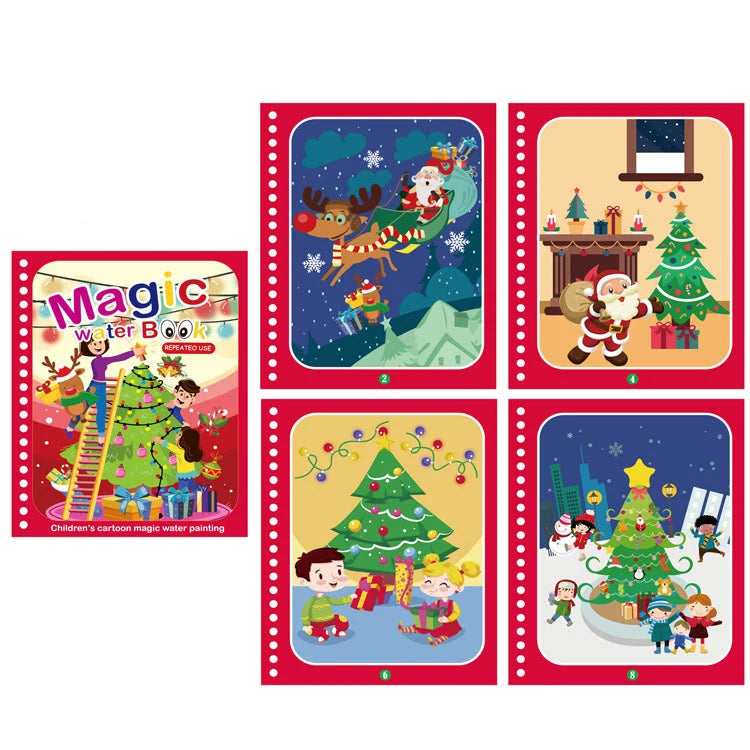 NEUE Kinder Magische Wasser Zeichnung Bücher Malbücher Malerei Spielzeug für Kinder Geburtstag Weihnachten Neujahr Geschenk für Jungen und Mädchen