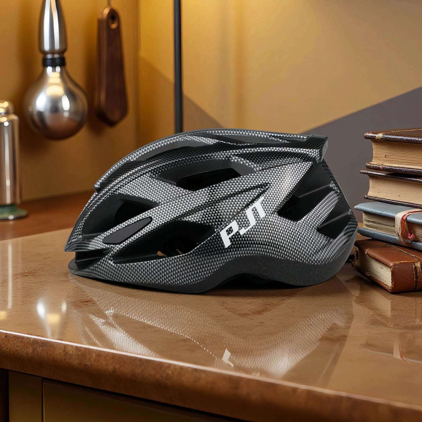 PJT Fahrradhelm Mann Frauen Straße Mountainbike Helm Outdoor Fahrrad Skateboard Roller In-Form Ultraleichter Fahrradhelm