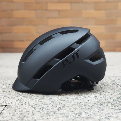 PJT Neuer Fahrradhelm In-Mold Mountain Road USB wiederaufladbar Rücklicht Fahrradhelm Sport sicherer Hut MTB Fahrradhelm