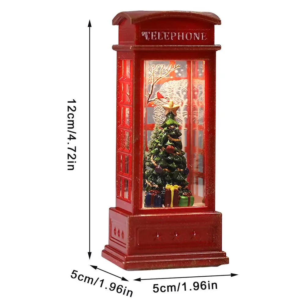 Weihnachts-Desktop-Dekorationen, beleuchtete Telefonhüllen, Weihnachtsbeleuchtung, Telefonhüllen, Windlichter, Kristalllichter, Geschenke