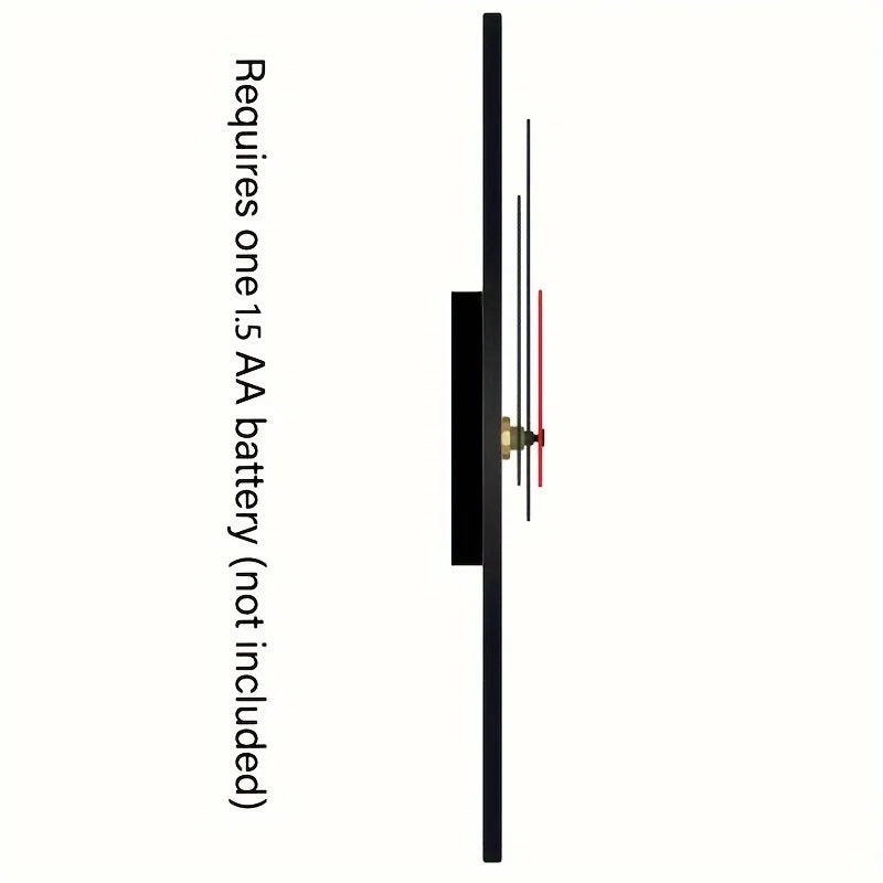 Nicht tickende Holz-Wanduhr – geräuschloser Betrieb, Weihnachtsdorf-Szene mit Schneemann, roter Tür und Schneeflocken – batteriebetrieben