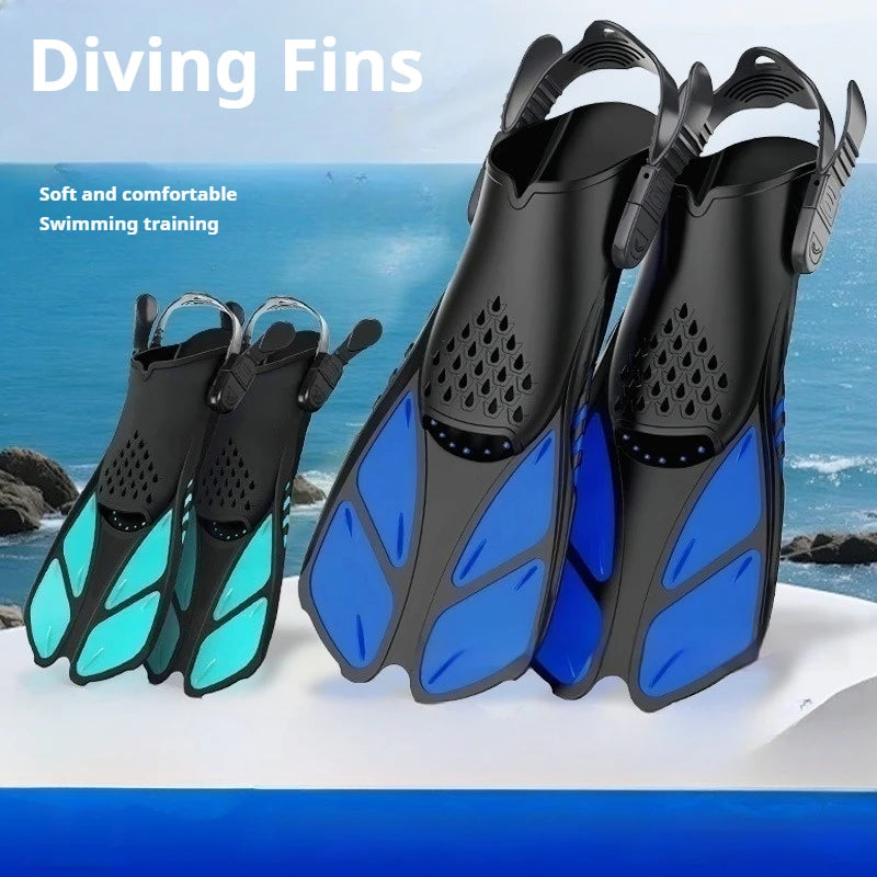 1 Paar verstellbare Schnallen-Schnorchelflossen mit offenem Absatz für Erwachsene, Männer und Frauen, Tauchen, Schwimmausrüstung, Outdoor-Wassersport