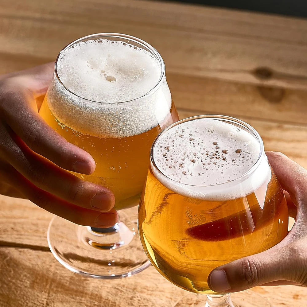 500 ml Biergläser, klassische Bastelbecher, Premium-Becher-Set, Pub, Biergläser mit einzigartigem Design, spülmaschinenfest