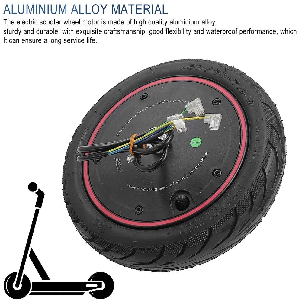 10 Zoll 60/70-7,0 36 V 350 W Motorrad Reifen für Xiaomi 4 Pro Motor Kabel Anti-skid Anti-strahl Reifen Elektrische Roller Zubehör