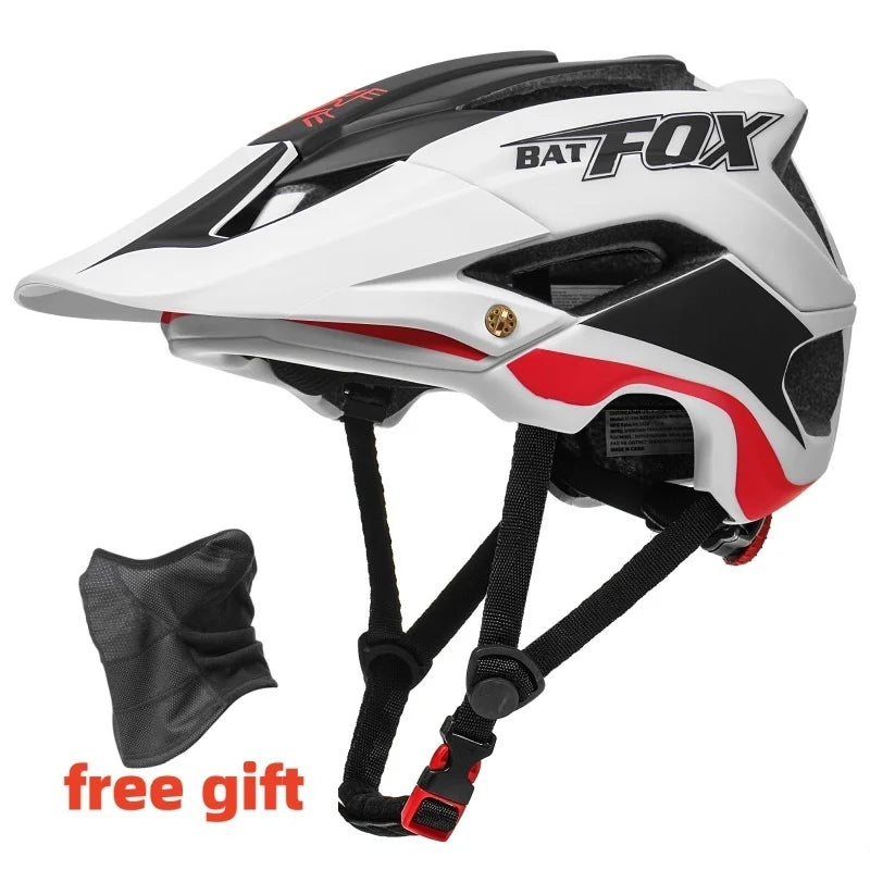 BATFOX MTB Helm Radfahren Herren Fahrradhelm Casco Bicicleta Ultralight Racing Speedframe Mountain Road Fahrradhelme
