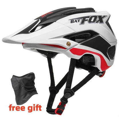 BATFOX MTB Helm Radfahren Herren Fahrradhelm Casco Bicicleta Ultralight Racing Speedframe Mountain Road Fahrradhelme