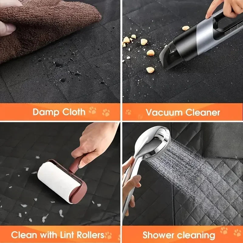 Hunde-Autositzbezug für Haustiere, 100 % wasserdichter Sitzbezug, Hängematte, kratzfest, rutschfest, langlebig, weicher Rücksitzbezug für Autos, LKW