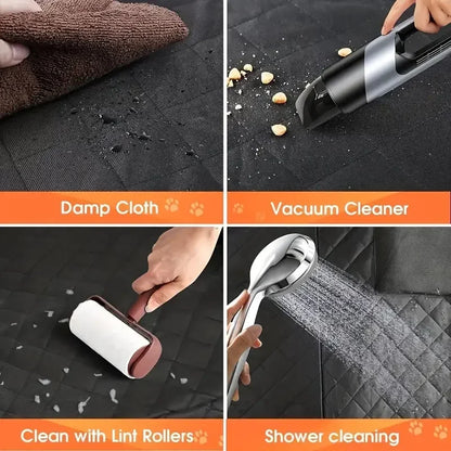 Hunde-Autositzbezug für Haustiere, 100 % wasserdichter Sitzbezug, Hängematte, kratzfest, rutschfest, langlebig, weicher Rücksitzbezug für Autos, LKW