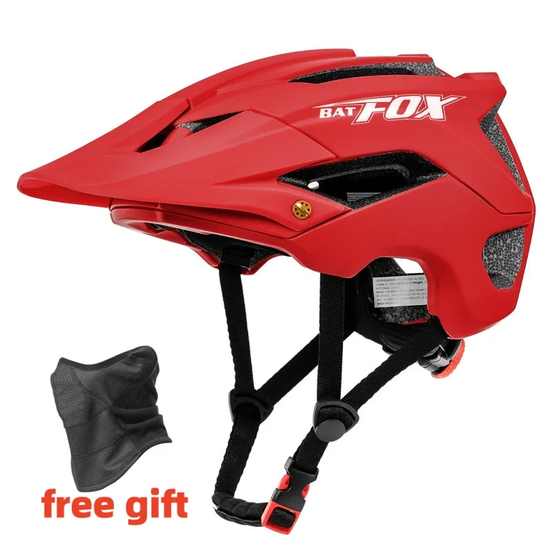 BATFOX MTB Helm Radfahren Herren Fahrradhelm Casco Bicicleta Ultralight Racing Speedframe Mountain Road Fahrradhelme