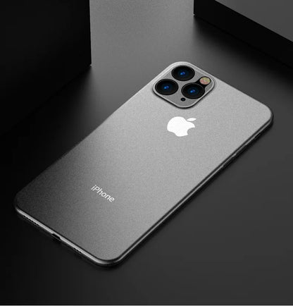 Neue 0,2 mm ultradünne matte PP-Hülle für iPhone 11 12 13 14 15 Pro X Xr Xs Max 13 Mini 7 8 Plus SE 2020 klare harte PC-Abdeckungshüllen