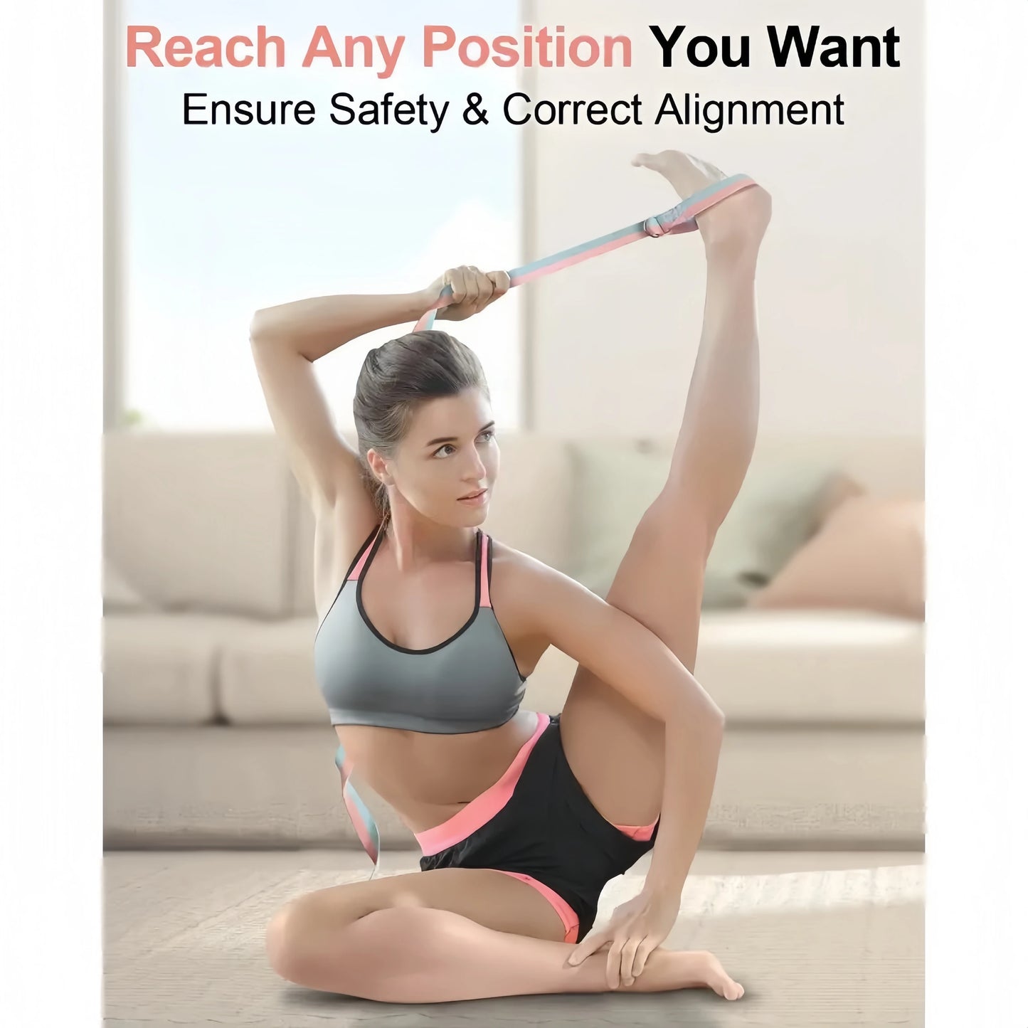 13-teiliges Yoga Circle Gym Set, einfarbiges PP, Dehn- und Kerntrainingsgerät, Fitnessgeräte für Bildhauerei und Flexibilität