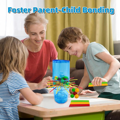 Lassen Sie den Ball nicht fallen, bestes Brettspiel für Familie, Party, Puzzlespielzeug, 2–4 Spieler, Hand-Auge-Koordination, Feinmotor, Denken