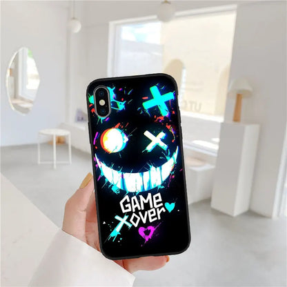 IX16 Game Over Neue Luxus-Handyhülle für iPhone SE X XS XR 16E 11 Pro Max 8 7 6 6s Plus