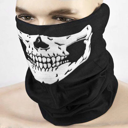 Fahrradhelm Kapuze Bandana Schal Atmungsaktiv Winddicht Totenkopf Herren Sturmhaube Skimaske Radfahren Caps Snowboard Gesichtsbedeckung Motorrad