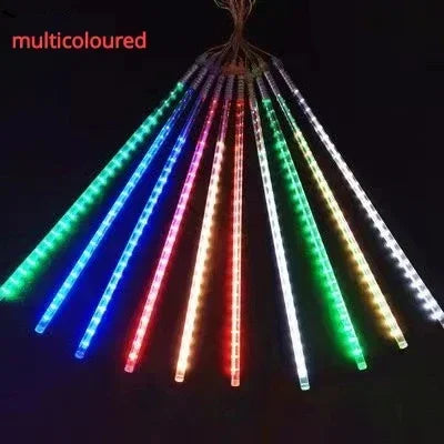 30 cm/50 cm Wasserdichte Meteorschauer Regen 8 Röhre LED Lichterketten Für Outdoor Urlaub Weihnachten Dekoration Baum EU/US/AU/UK Stecker