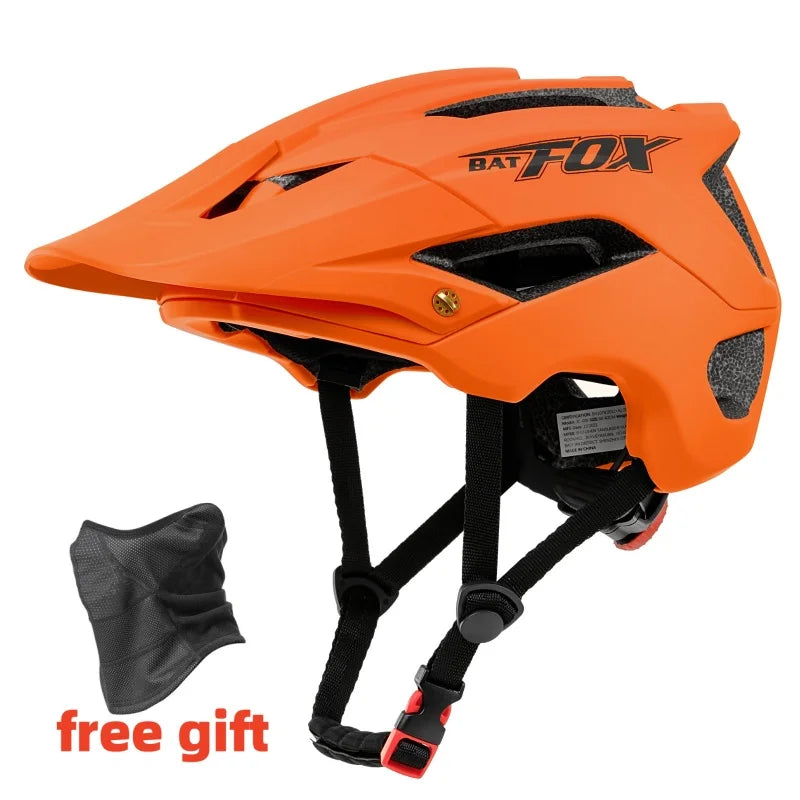 BATFOX MTB Helm Radfahren Herren Fahrradhelm Casco Bicicleta Ultralight Racing Speedframe Mountain Road Fahrradhelme