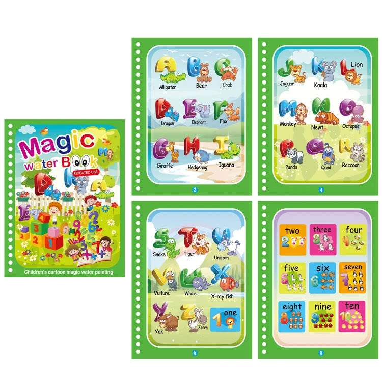 NEUE Kinder Magische Wasser Zeichnung Bücher Malbücher Malerei Spielzeug für Kinder Geburtstag Weihnachten Neujahr Geschenk für Jungen und Mädchen