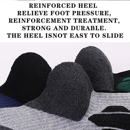 1 paar Merino Wolle Baumwolle Winter Männer Warme Ski Socken Dicker Sport Snowboard Radfahren Fußball Socken Hohe Elastische Thermische Socken