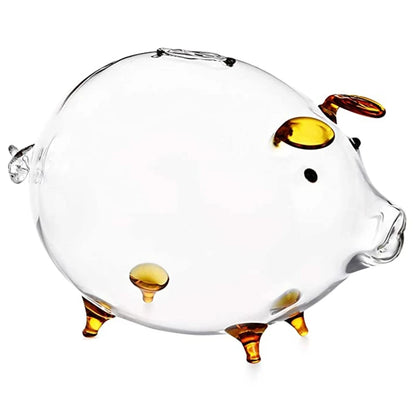 Schwein Piggy Bank Geld Boxen Münze Sparen Box Nette Transparent Glas Souvenir Geburt, münze Banken Geld Sparen Box für Kinder, Jungen