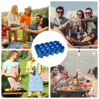 Bierkühler für Flaschen, tragbarer Bierkühler, Kiste, Bierkiste, Eisblock, Eisblock, Bierkühler, Bierkühler, Eiswürfel für Bier