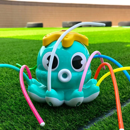 Wasserspray Outdoor Spielzeug Octopus Sprinkler Hinterhof Garten Wasserspielzeug Sommer Hof Cartoon Splash Sprinkler Baby Badespielzeug für Kinder