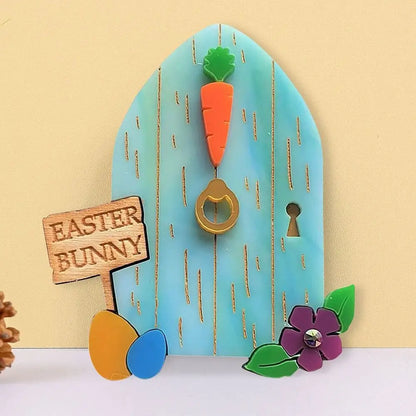 Holz Gartengebäude Gartendekoration Holzdekoration Skulptur Figuren Feentor Märchen Baum Dekoration Innenhof