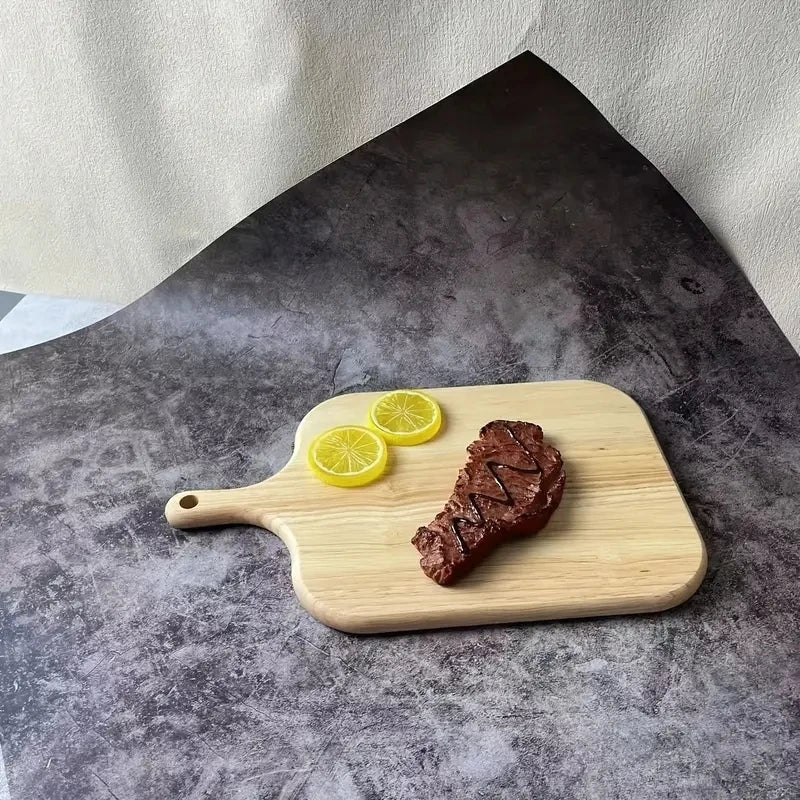 Holzschneidebrett mit Griff, Küche, Haushalt, Servierbrett, Holz-Käsebrett, Charcuterie-Brett für Brot, Obstteller