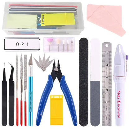 3D-Druckwerkzeuge, mehrere Modelle, 3D-Drucker-Werkzeugsatz, Zierschaber, Reinigung, Nadelzange, Entgratungsset