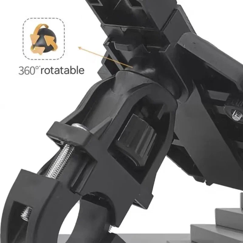 Neue Universal Verbesserte Acht Krallen Handy Halter für Motorrad Roller ATV Fahrrad E-bike Handy Halterung