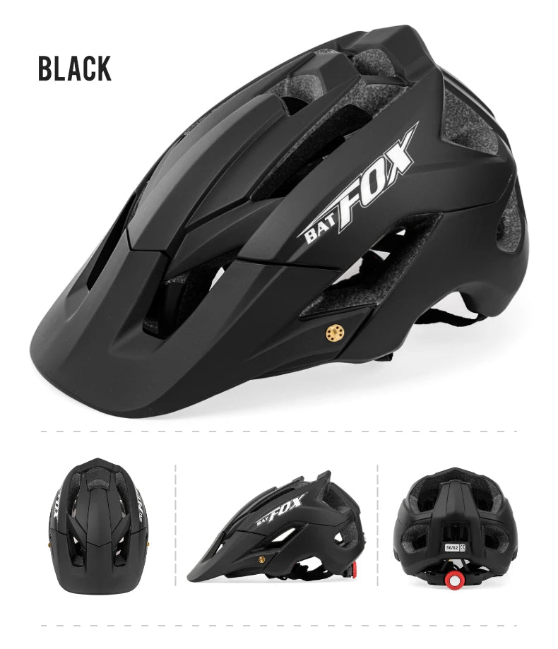 BATFOX MTB Helm Radfahren Herren Fahrradhelm Casco Bicicleta Ultralight Racing Speedframe Mountain Road Fahrradhelme