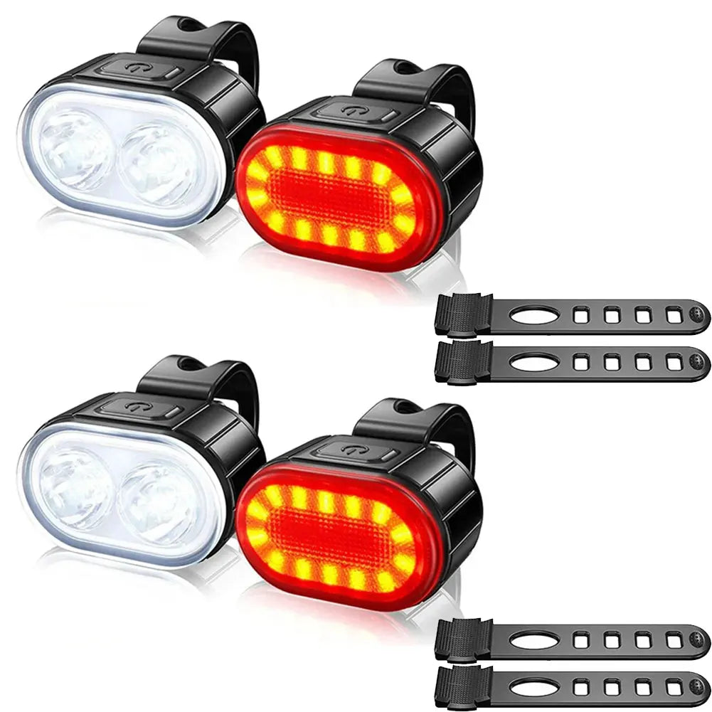 Radfahren Fahrrad Vorne Hinten Licht/Set Fahrrad Verteidigung Taschenlampe Stick MTB Wasserdichte Rücklicht LED Laterne Fahrrad Zubehör