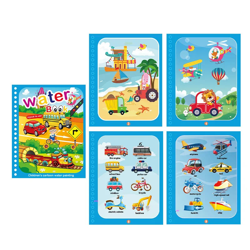 NEUE Kinder Magische Wasser Zeichnung Bücher Malbücher Malerei Spielzeug für Kinder Geburtstag Weihnachten Neujahr Geschenk für Jungen und Mädchen