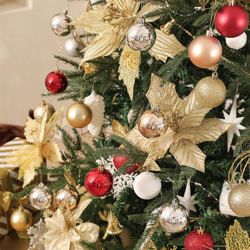 24/36Pcs Weihnachten Dekoration 3/4CM Kugeln Hängen Weihnachten Baum Anhänger Ornamente für Home Party Decor neue Jahr Geschenk Zubehör