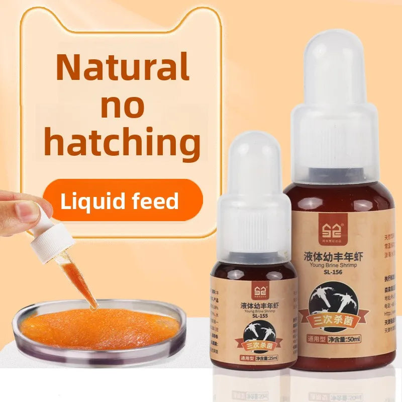 Sunsun Baby Fish Starter Food – geschraffte Salzlake-Garnelen zum Braten – Aquatisches, proteinreiches Mikropulver für Betta, Guppy und Livebearers