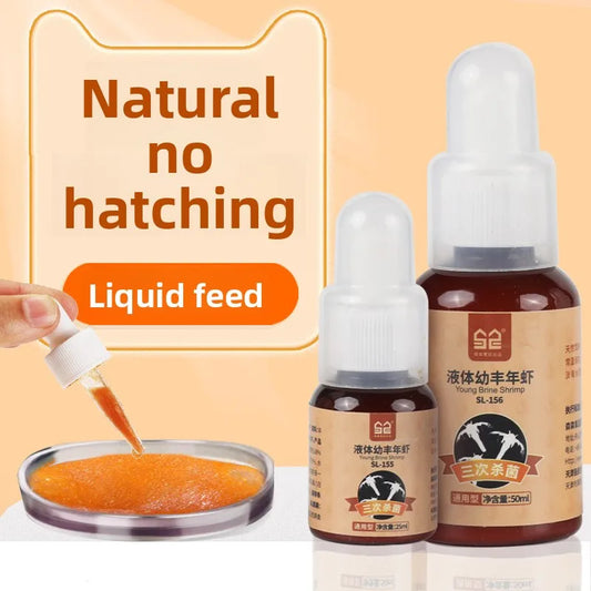 Sunsun Baby Fish Starter Food – geschraffte Salzlake-Garnelen zum Braten – Aquatisches, proteinreiches Mikropulver für Betta, Guppy und Livebearers