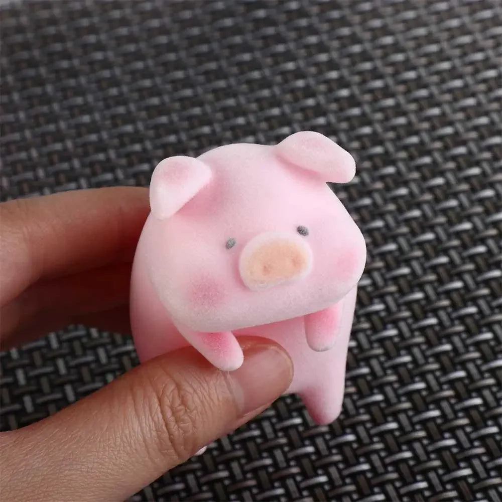 Desktop Decor Nette Lustige Spielzeug Ornament Anime Puppe Schwein Auto Dekoration Glück Piggy Hängen Auto Anhänger Rosa Pigger Ornament