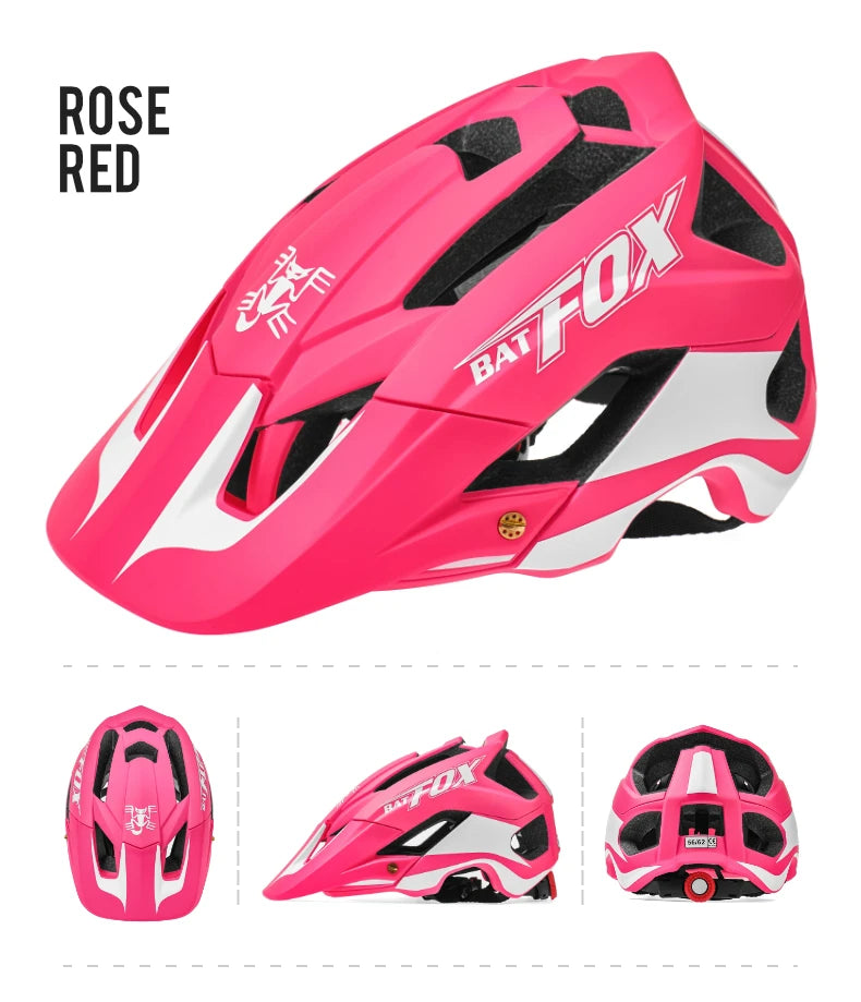 BATFOX MTB Helm Radfahren Herren Fahrradhelm Casco Bicicleta Ultralight Racing Speedframe Mountain Road Fahrradhelme