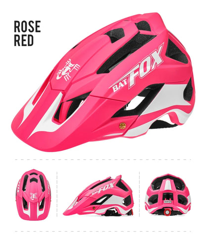 BATFOX MTB Helm Radfahren Herren Fahrradhelm Casco Bicicleta Ultralight Racing Speedframe Mountain Road Fahrradhelme