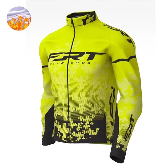 Winter Jacke Thermische Fleece Männer Team Radfahren Jacke Langarm Jersey Anzug Mtb Rennrad Kleidung Ciclismo Hombres