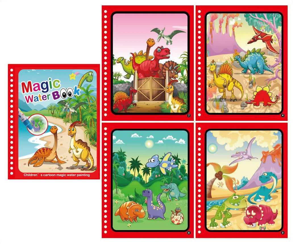 NEUE Kinder Magische Wasser Zeichnung Bücher Malbücher Malerei Spielzeug für Kinder Geburtstag Weihnachten Neujahr Geschenk für Jungen und Mädchen